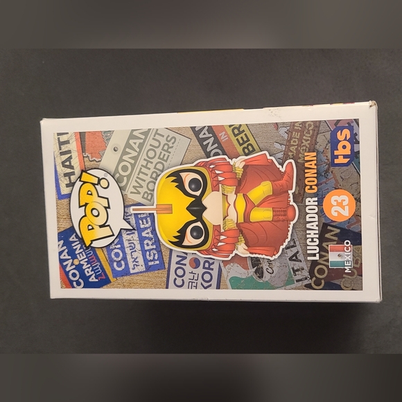 #23 Conan O'Brien Funko Pop! TBS Luchador Conan EB Games Exclusive Vinyl figure - Picture 3 of 6